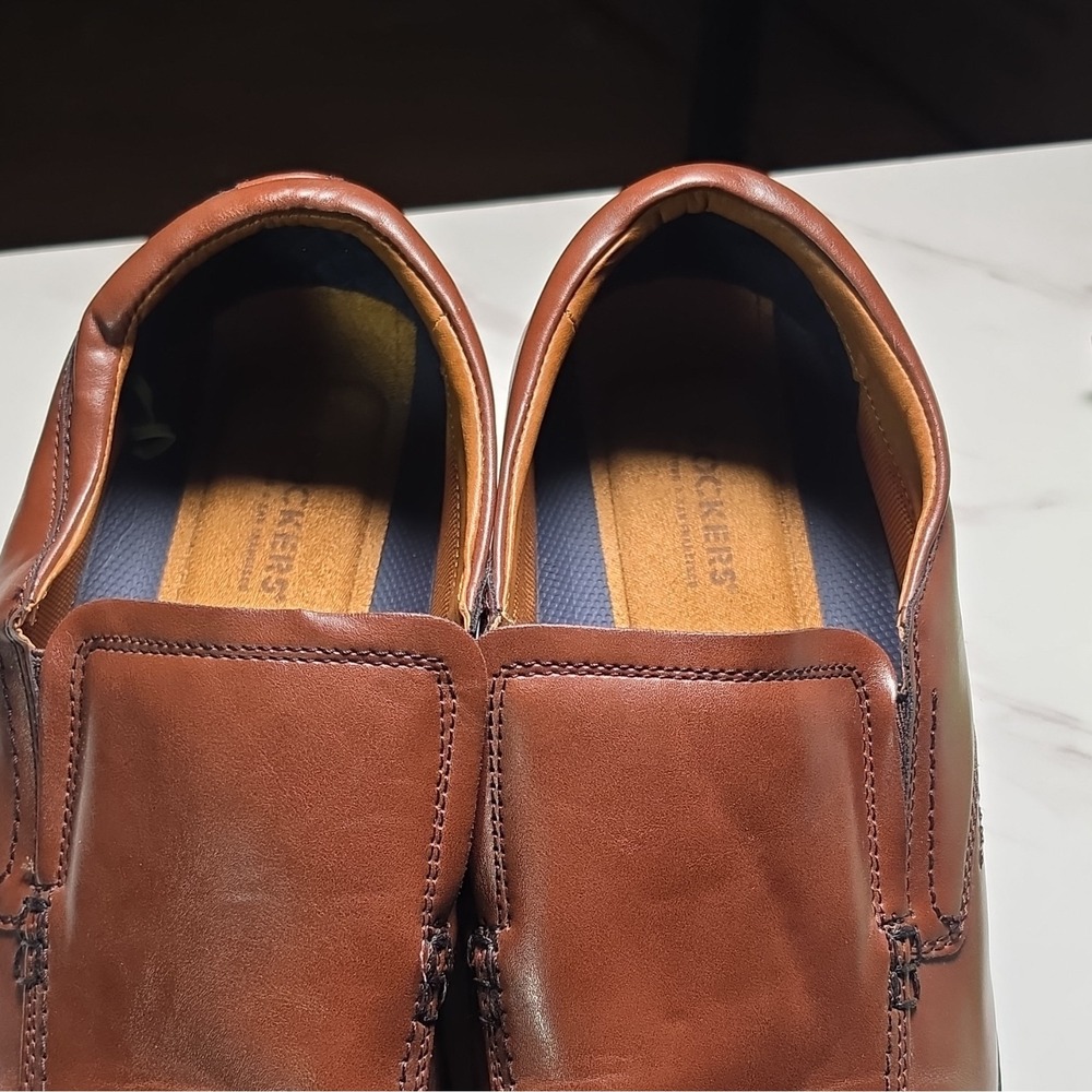 Dockers Brown Man-Made Loafer Men's Slip On Dress Shoes Size 10.5W
